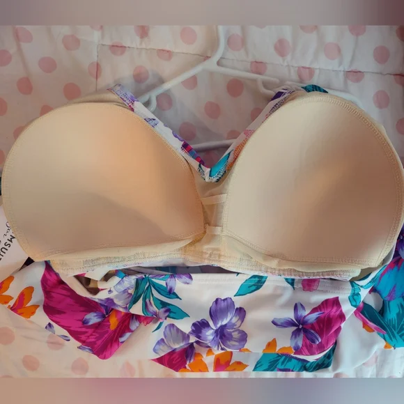 NWT Bright & Beautiful Swimsuits For All Tankini Top - Picture 4 of 6